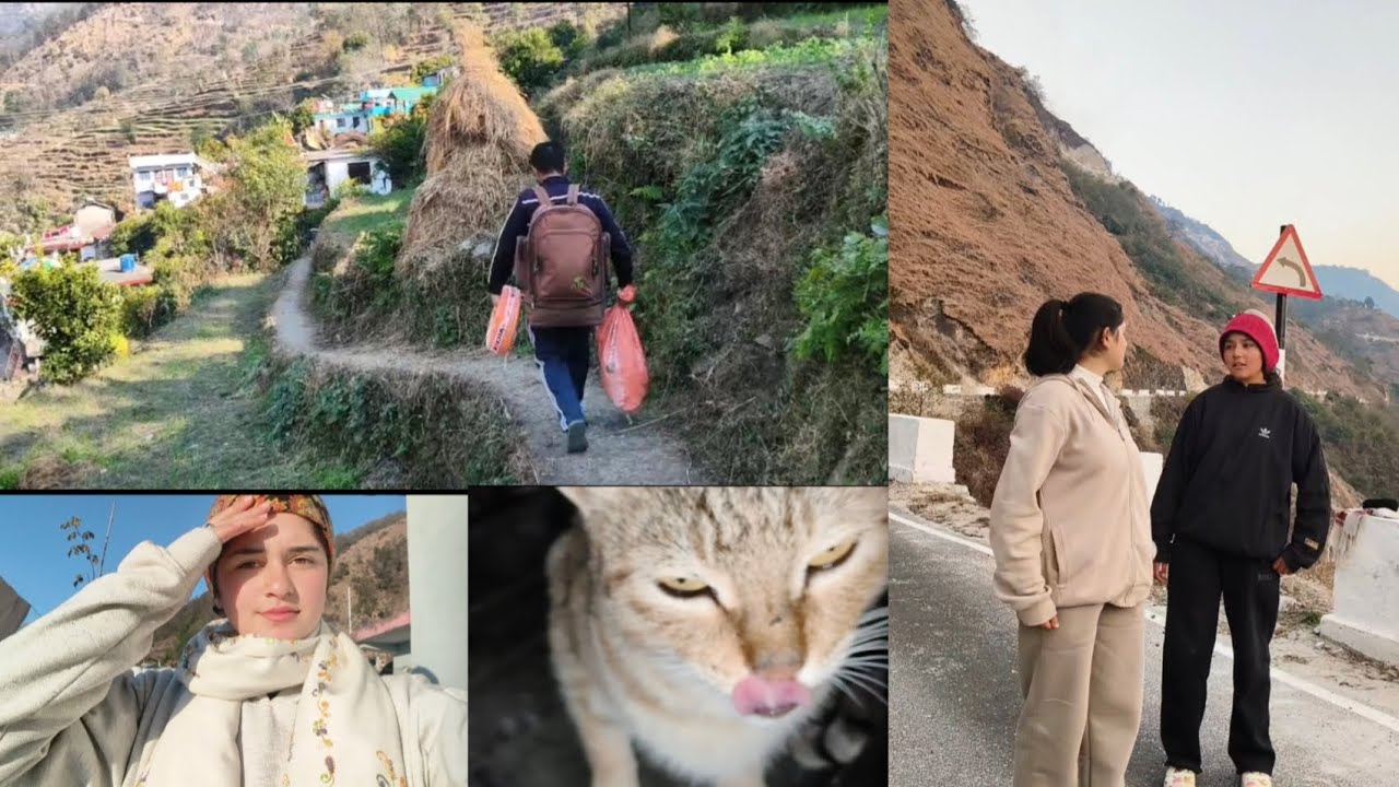 12/30 आज में अपने गांव को आ गई 1 month बाद 🥰घर आ के किस किस से मिली में कई टाइम बाद 