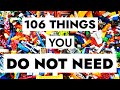 106 THINGS TO DECLUTTER IN UNDER 3 MINUTES 🧹