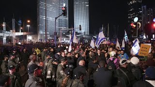 Manifestation contre le gouvernement de Benjamin Nétanyahou à Tel-Aviv