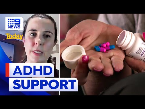 Calls to boost support for people living with ADHD | 9 News Australia