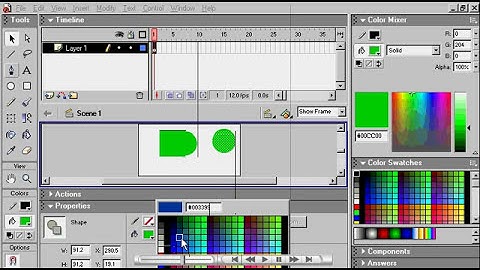 Learning a few basics in flash mx