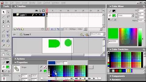 Learning a few basics in flash mx