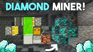 DIAMOND Miner in Minecraft Bedrock 1.21! (MCPE/Xbox/PS4/Nintendo Switch)