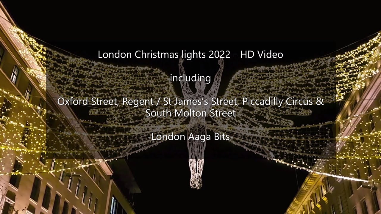 London Christmas lights 2022 Oxford Street dazzles with recycled