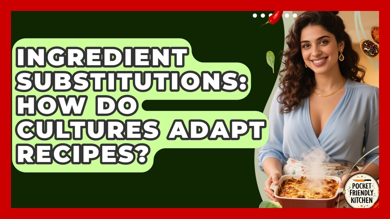 Ingredient Substitutions: How Do Cultures Adapt Recipes? - Pocket ...