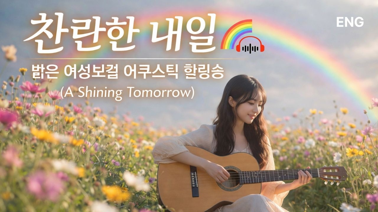🎧햇살처럼 스며드는 희망의 어쿠스틱🎸[찬란한 내일] [K-POP AI] ENG sub /A Shining Tomorrow  #OriginalLyrics