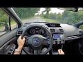 2020 Subaru WRX Premium Series.White - POV Review