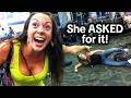 Karen Gets Violent at the Airport the Moment Things Don't Go Her Way
