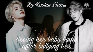 Park Jimin ff seeing her baby bump after bullying her (2/)