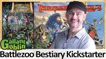 Battlezoo Bestiary Kickstarter Preview - 5e and Pathfinder 2e Monsters, Crafting, and Dragon PCs!