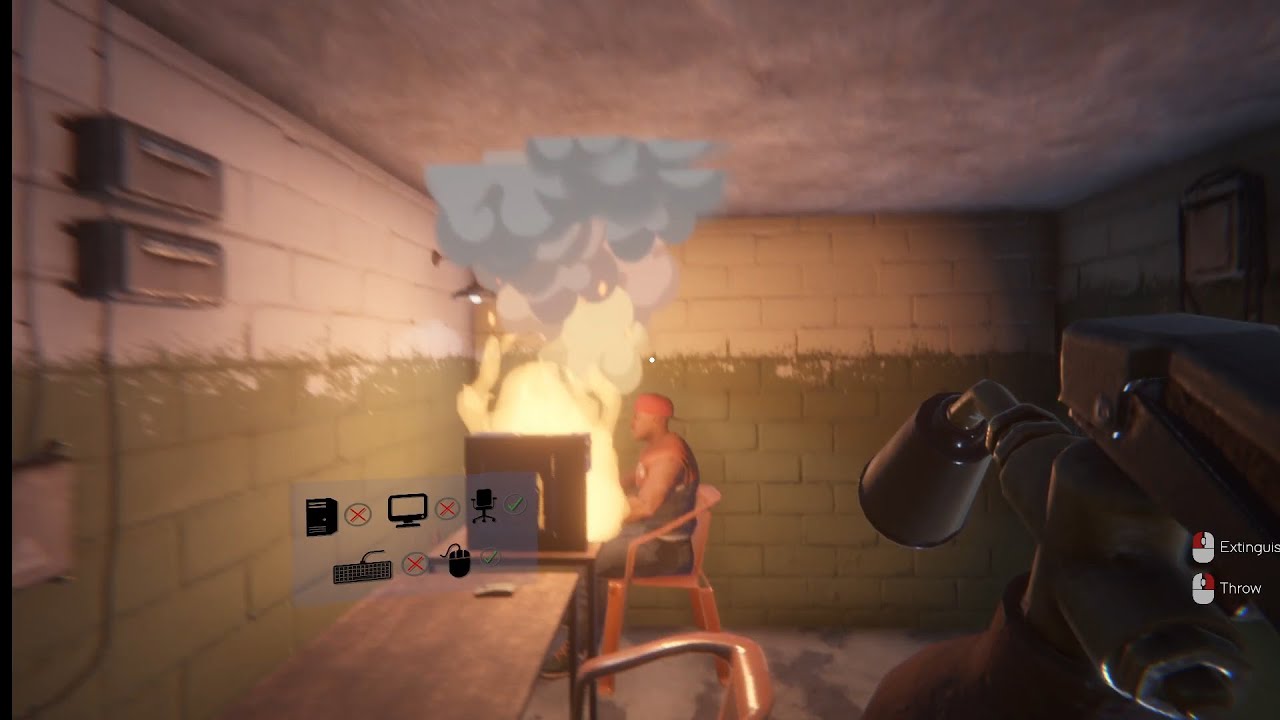 SURVIVING THE FLAMES , MY SHOP CAUGHT FIRE | INTERNET CAFE SIMULATOR ...