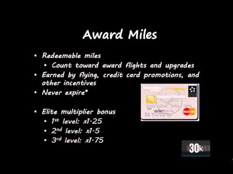 How frequent flyer programs work - Lesson 2: Types of miles