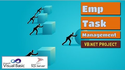 Emp Task Management vb.net project | How to make Final Year Academic Project in VB | VB181 #highblix