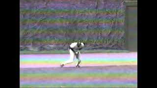 Ron Cey smacks a base hit 4/18/86