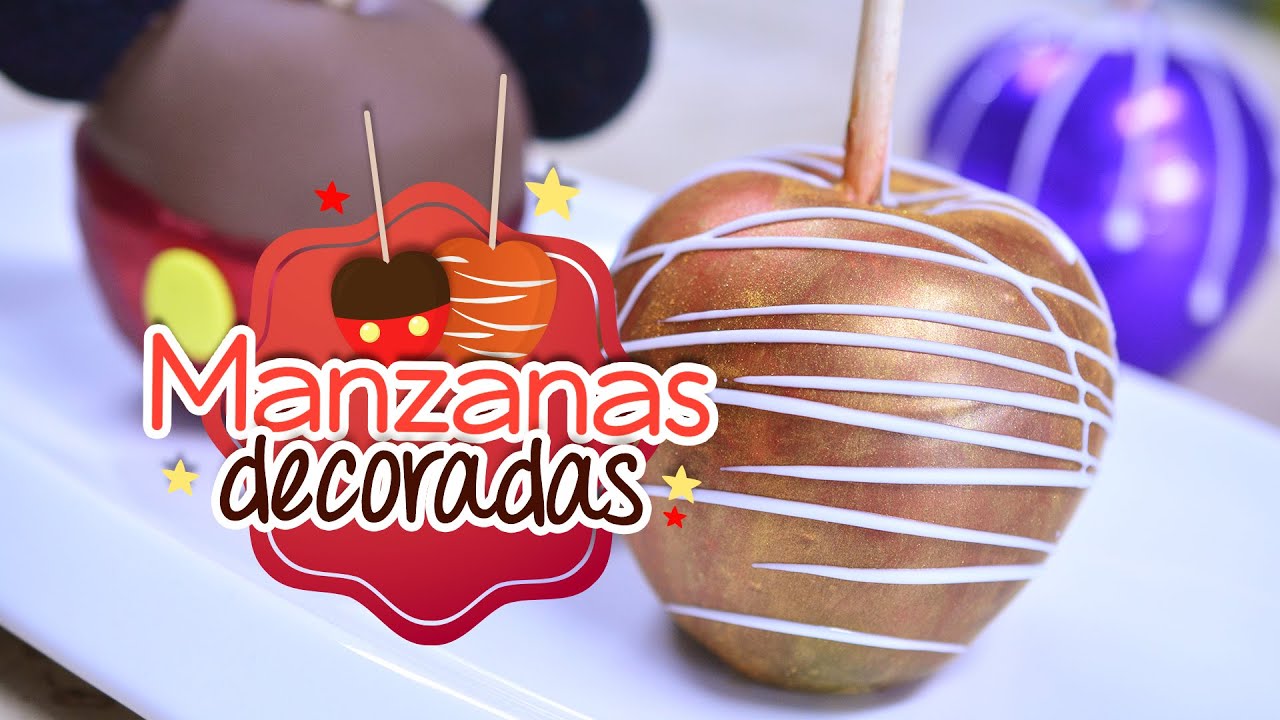 Manzanas decoradas - YouTube