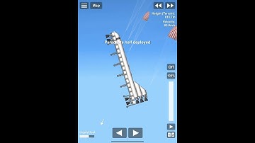 Heavy bomber plane 2.0 in space flight simulator #shorts