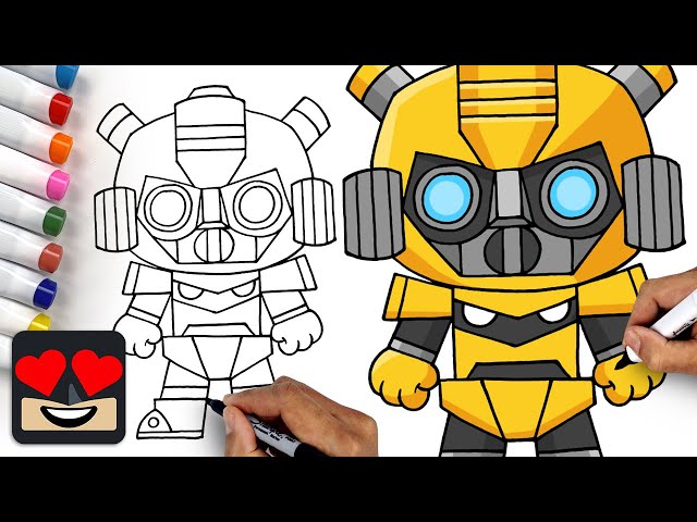 How To Draw Bumblebee | The Transformers - YouTube