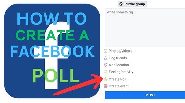 How to make a Poll on Facebook - Step-by-Step poll Tutorial