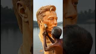 Elon Musk in REAL LIFE? 😱 100% Hand-Carved Masterpiece! 🔥