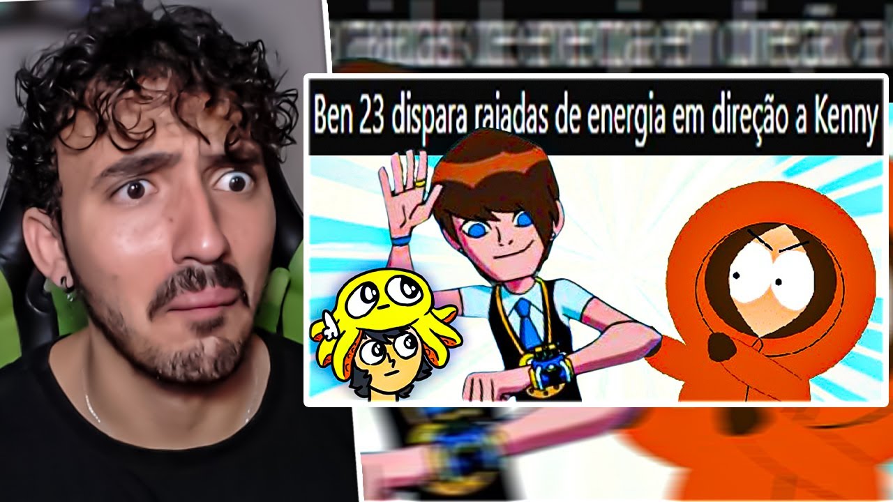 coloquei personagens fictícios pra batalharem entre si - Saiko | Leozin React