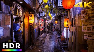 Tokyo Rainy Night Walk In Shinjuku 4K Hdr Spatial Audio