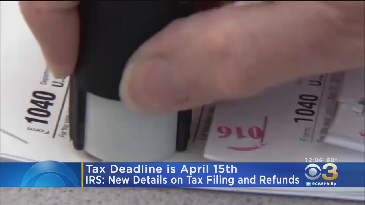 Tax Deadline Is April 15