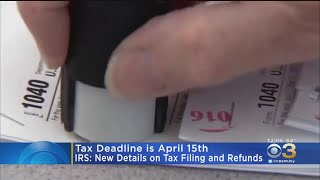 Tax Deadline Is April 15