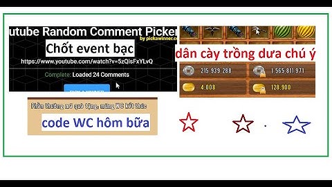 Chốt event bạc và code WORLD CUP và AE dân cày lưu ý khi muốn làm dưa Vàng | Làng Lá - HTC game