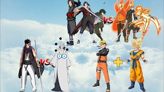 Kawaki vs Hamura | Sasuke Family vs Naruto Family | Naruto/Boruto characters in fusion mode.