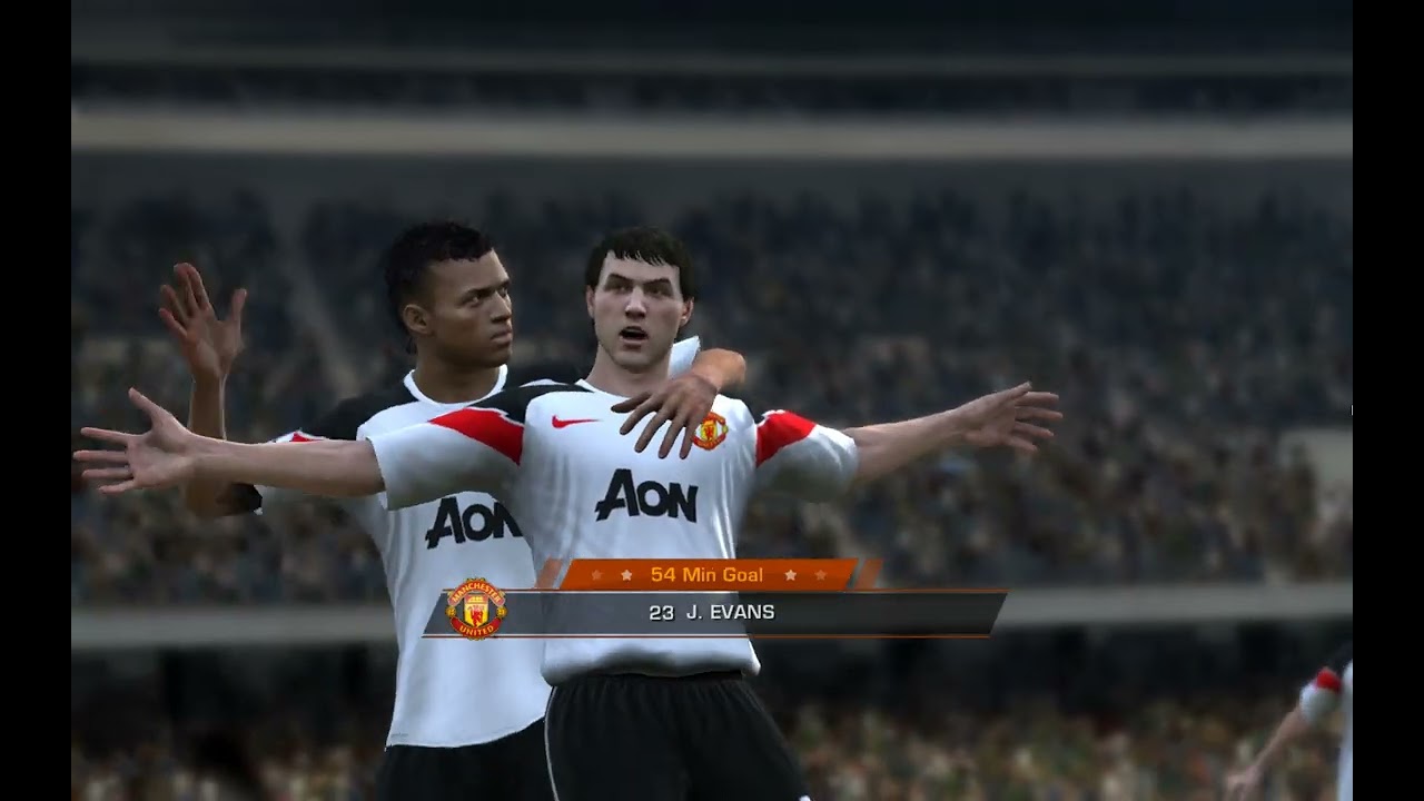 fifa 11 barca vs man utd (messi gk) FULL GAMEPLAY