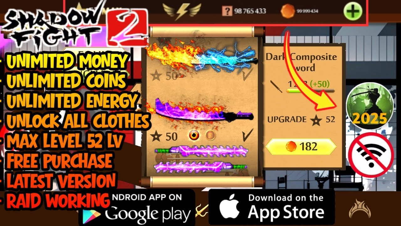 Shadow Fight Mods & Hacks: SF2, SF3, Arena, Shades | Max Level, Unlimited Money + Boss Fights!