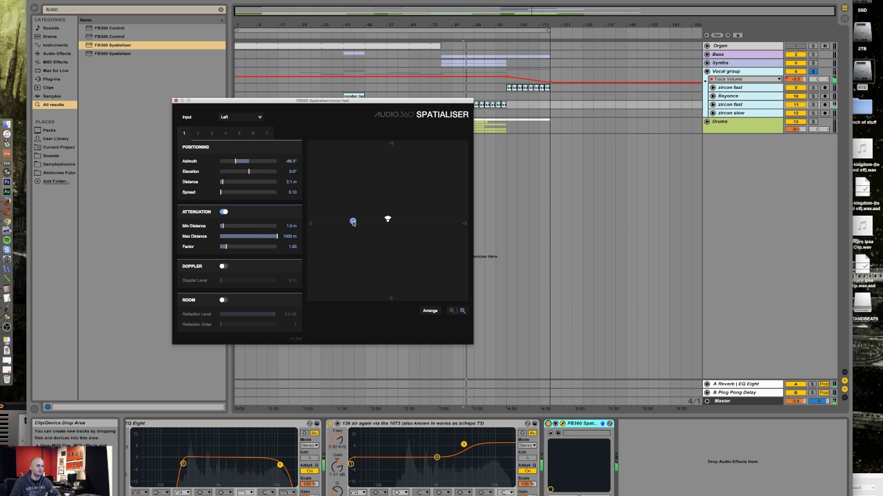 Free binaural panning plugin in Ableton Live 9 YouTube