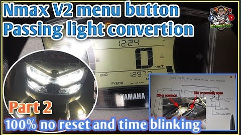 Nmax v2 menu button||Passing light convertion Part 2||DhongMoto