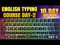 How to Type Fast: Day 2 | English typing #typing #excel