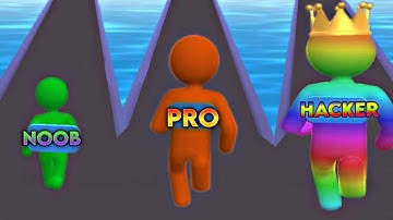 NOOB vs PRO vs HACKER - Level Up Runner
