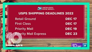Mark your calendar! Christmas shipping deadlines for 2022