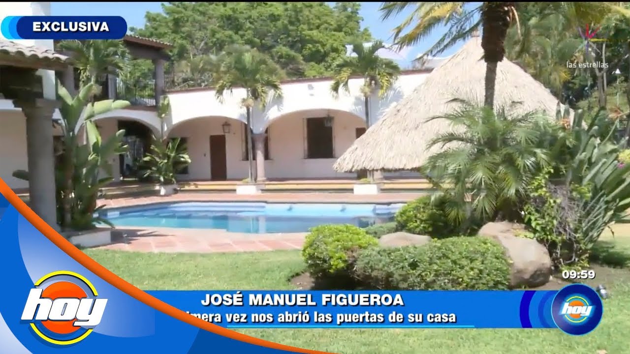 Manuel Figueroa nos enseña su casa por primera vez | Hoy