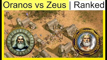 Oranos vs Zeus | 1v1 Ranked | Age of Mythology Retold