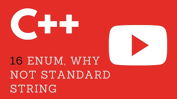16. C++ Enum Example 2 or why not Standard String Array