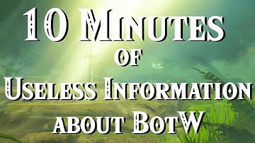 10 Minutes of Useless Information about BotW