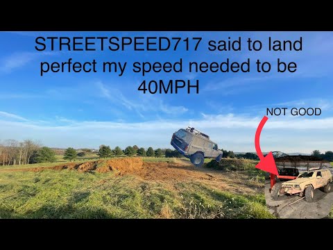 STREETSPEED717 invited me over to hit his new jump… FAIL