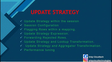 UPDATE STRATEGY | Arbpcloudtechnologies