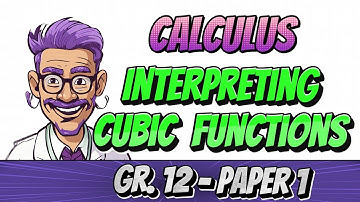 Calculus: Interpreting Cubic Functions - part 2 (Grade 12 Math)