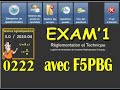 Entrainement 0222  la licence radioamateur avec exam1  lundi 3 juin 2024  10h00