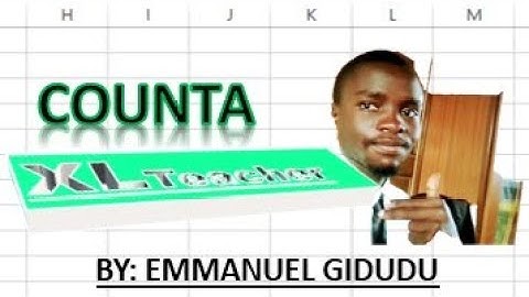 Chapter 9: How to use the COUNTA function in excel.