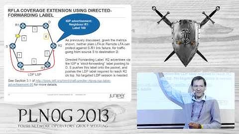 PLNOG 11: "Quick IP/MPLS convergence without RSVP" Julian Lucek (Juniper Networks)