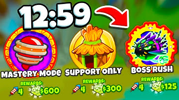 1v1 Speedrunning Bloons TD6 CUSTOM gamemodes!