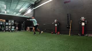 Split Stance SA Cable Chest Press