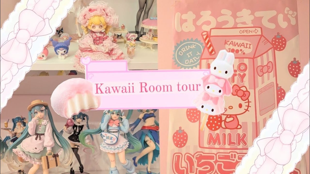 Kawaii Room tour (экскурсия по комнате)
