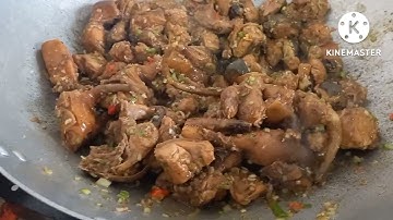 sóc xào xả ớt (đặc sản núi rừng)